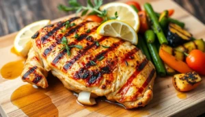 Grilled Bone-In Chicken Breast