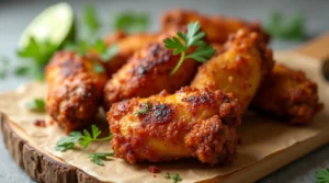 Crispy Dry Rub Chicken Wings