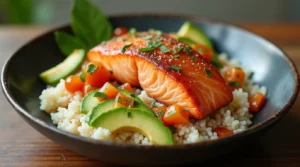 Salmon Rice Bowls