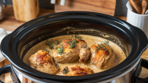 Marry Me Chicken in the Crockpot